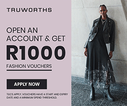 R1000 Fashion Vouchers When You Open An Account.